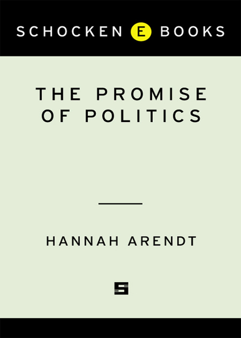 Cover image for book The Promise of Politics