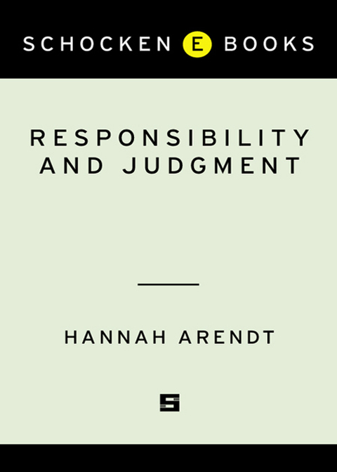 Cover image for book Responsibility and Judgment