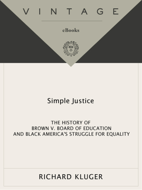 Cover image for book Simple Justice