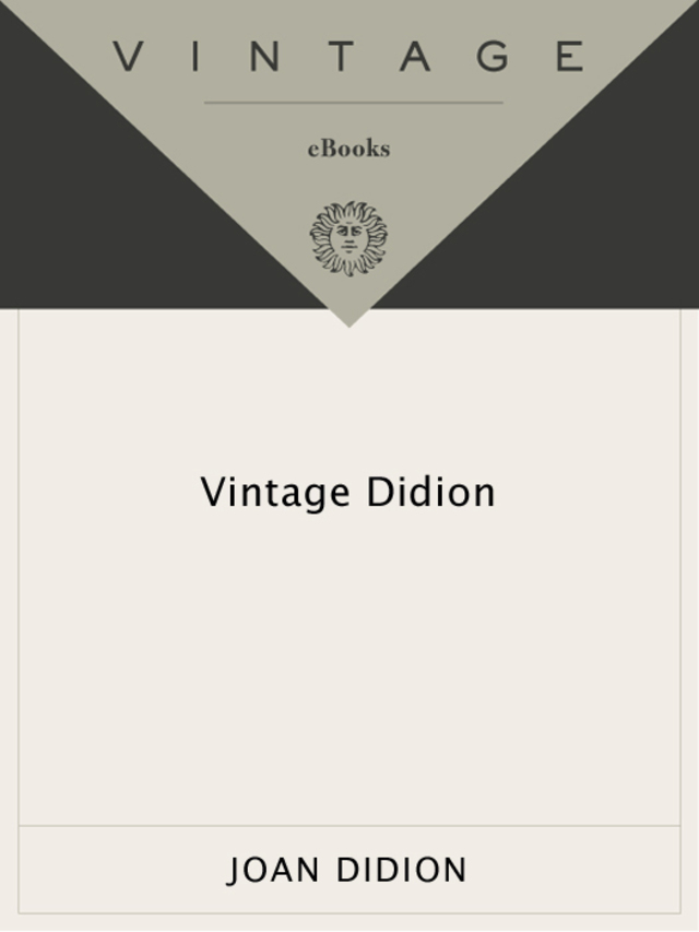 Vintage Didion