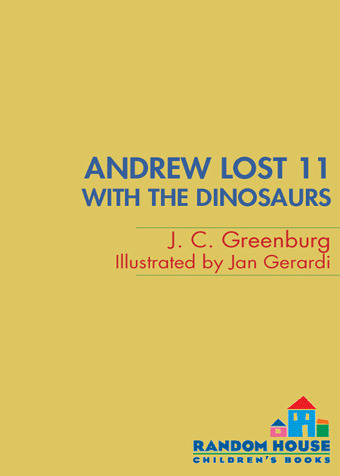 Cover image for book Andrew Lost #11: With the Dinosaurs