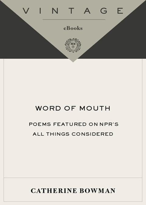 Cover image for book Word of Mouth