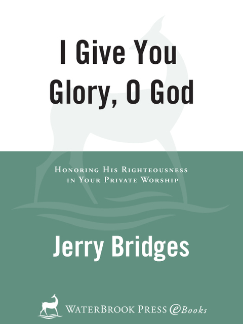 Cover image for book I Give You Glory, O God