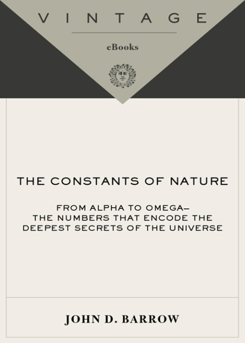 Cover image for book The Constants of Nature