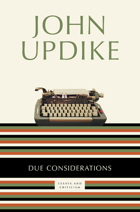 Cover image for book Due Considerations