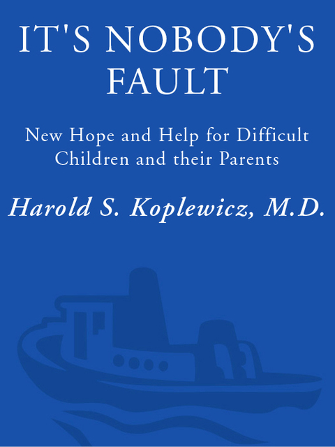 Cover image for book It's Nobody's Fault