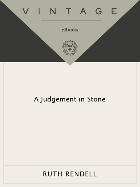 Cover image for book A Judgement in Stone