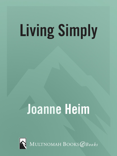 Cover image for book Living Simply