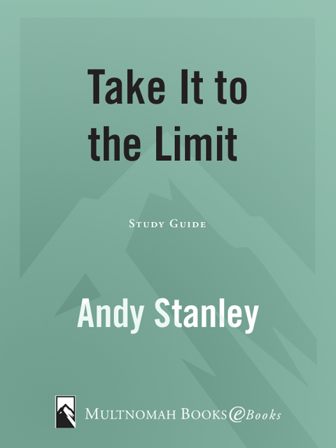 Cover image for book Take It to the Limit Study Guide