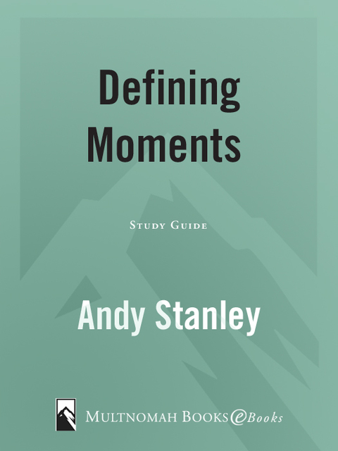 Cover image for book Defining Moments Study Guide