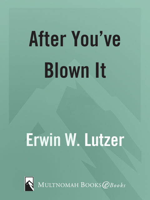 Cover image for book After You've Blown It
