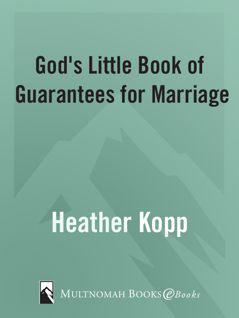 Cover image for book God's Little Book of Guarantees for Marriage