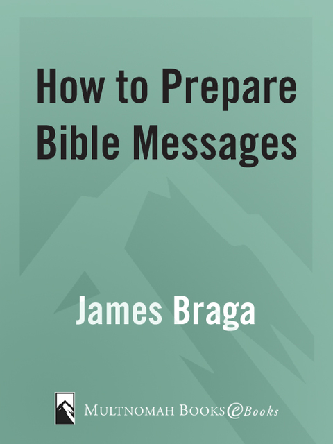 Cover image for book How to Prepare Bible Messages