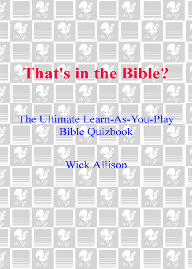 That's in the Bible?