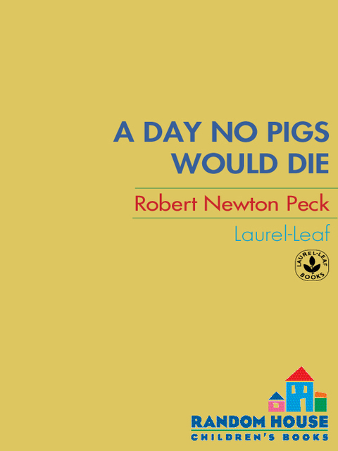 Cover image for book A Day No Pigs Would Die