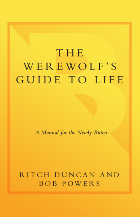 Cover image for book The Werewolf's Guide to Life