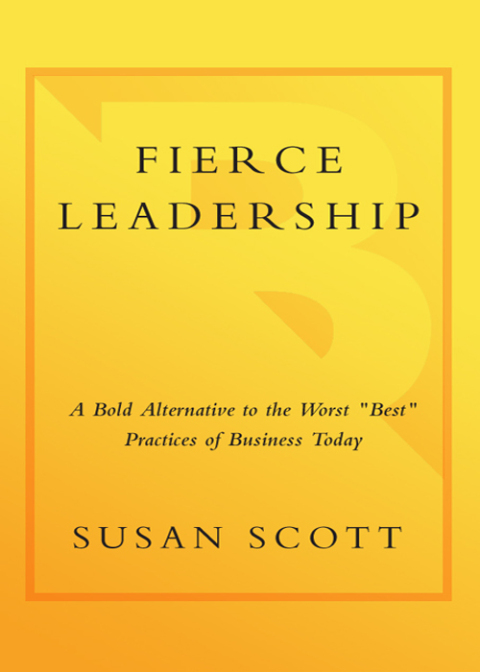 Cover image for book Fierce Leadership