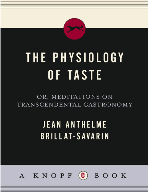 Cover image for book The Physiology of Taste