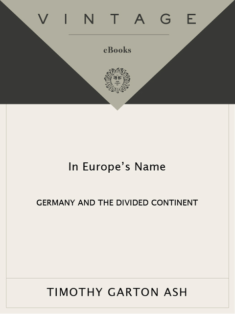 Cover image for book In Europe's Name