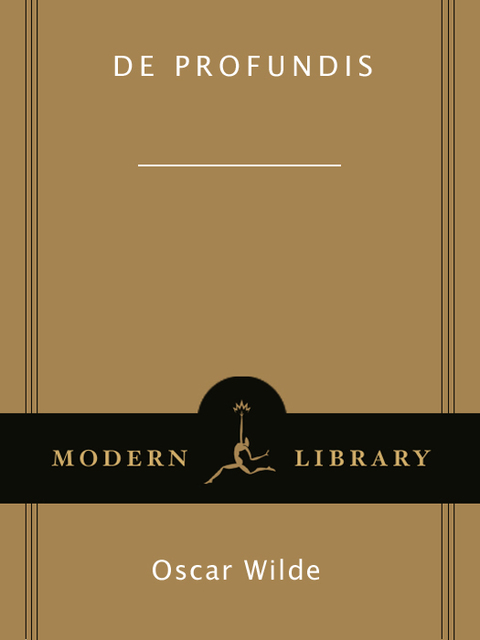 Cover image for book De Profundis