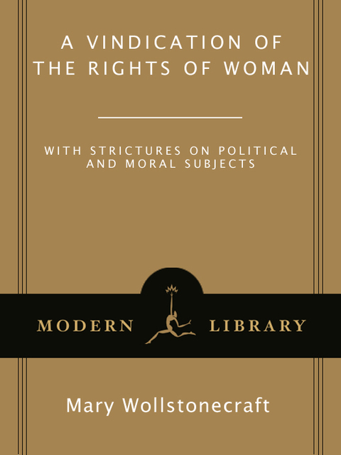 Cover image for book A Vindication of the Rights of Woman