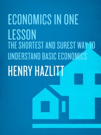 Cover image: Economics in One Lesson 9780517548233