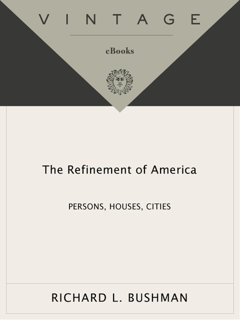 Cover image for book The Refinement of America