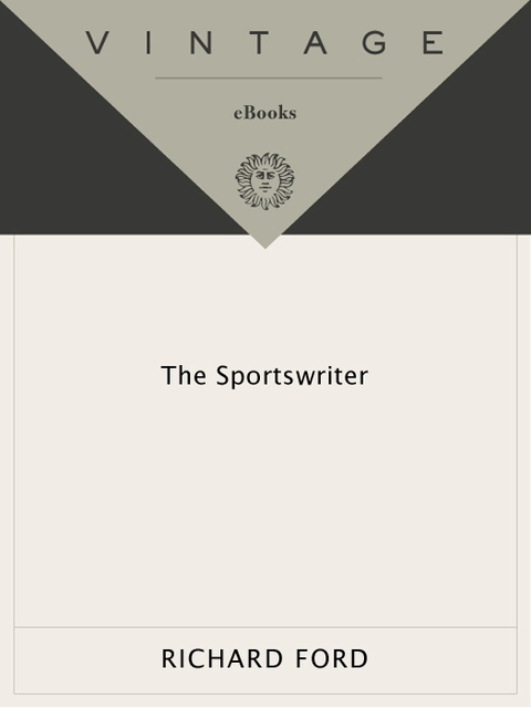 Cover image for book The Sportswriter