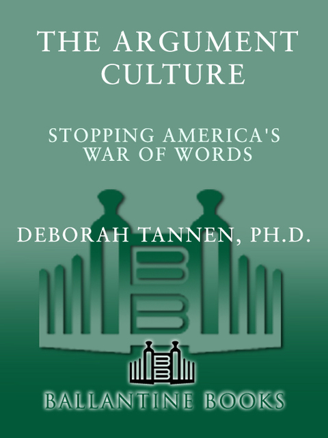 Cover image for book The Argument Culture