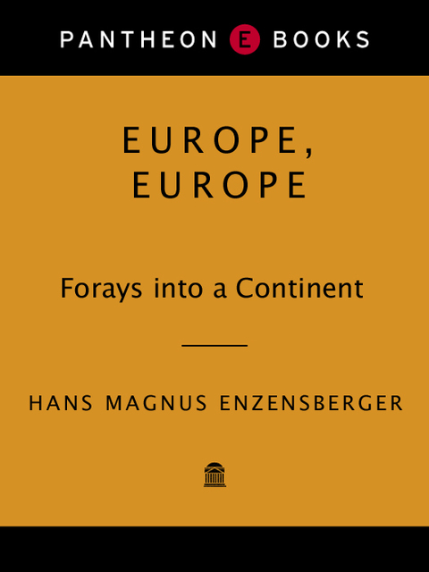 Cover image for book Europe, Europe