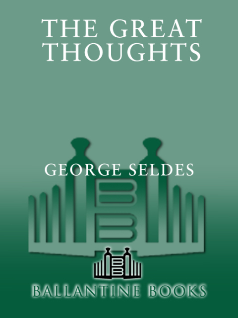Cover image for book The Great Thoughts, Revised and Updated