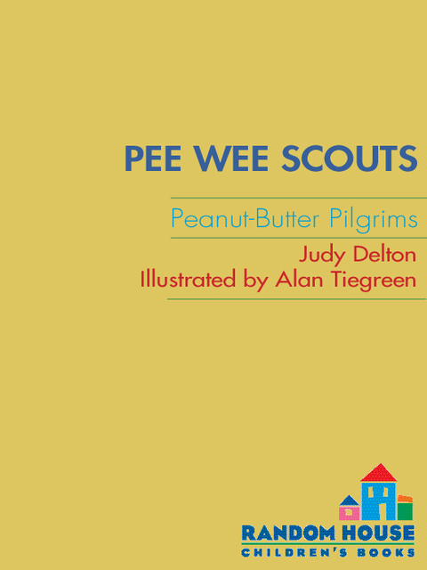 Cover image for book Pee Wee Scouts: Peanut-butter Pilgrims