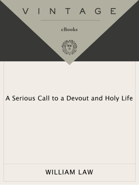 Cover image for book A Serious Call to a Devout and Holy Life