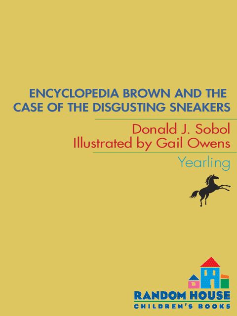 Cover image for book Encyclopedia Brown and the Case of the Disgusting Sneakers