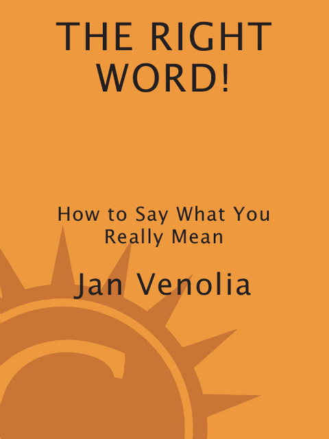 Cover image for book The Right Word!