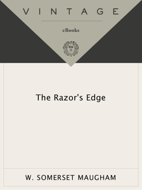 Cover image for book The Razor's Edge