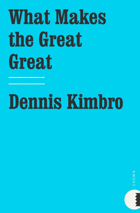 Cover image for book What Makes the Great Great