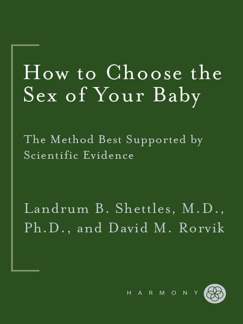 Cover image for book How to Choose the Sex of Your Baby