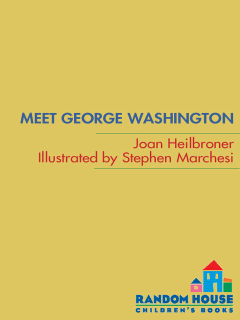Cover image for book Meet George Washington