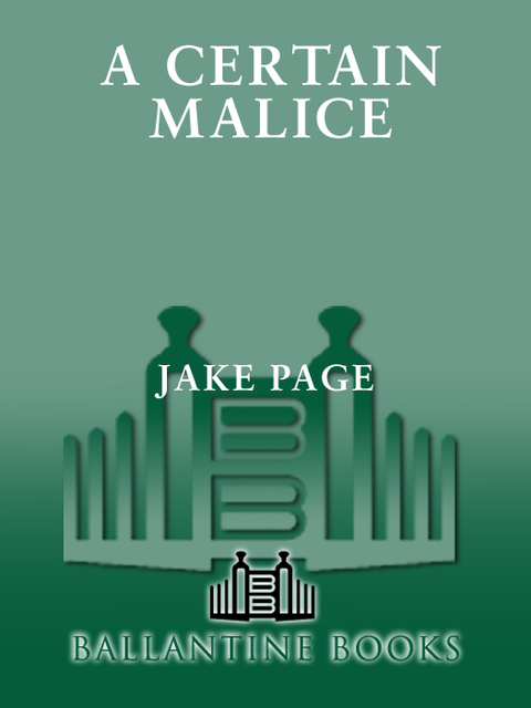 Cover image for book A Certain Malice