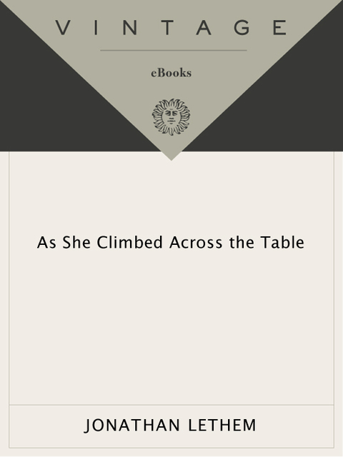 Cover image for book As She Climbed Across the Table