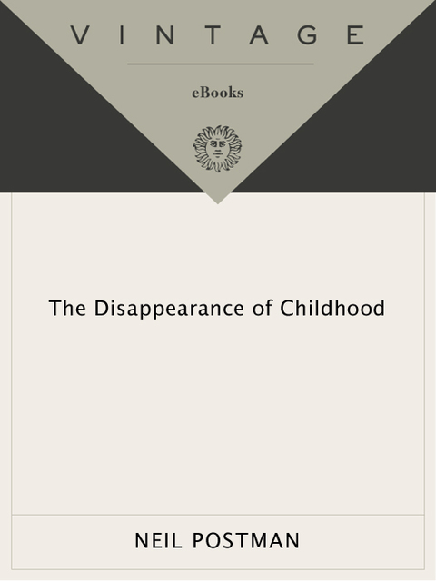Cover image for book The Disappearance of Childhood