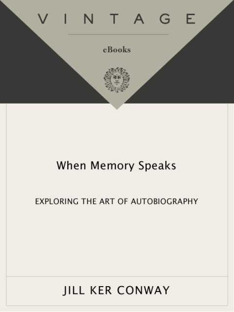 Cover image for book When Memory Speaks