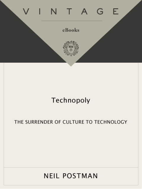 Cover image for book Technopoly