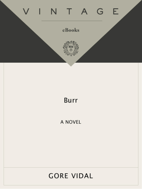 Cover image for book Burr