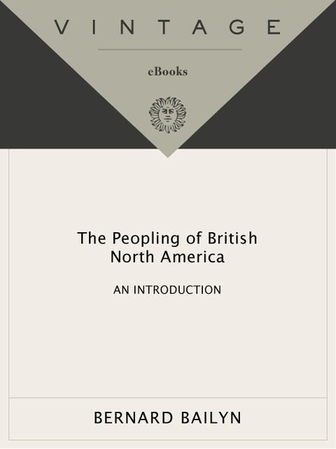 Cover image for book The Peopling of British North America