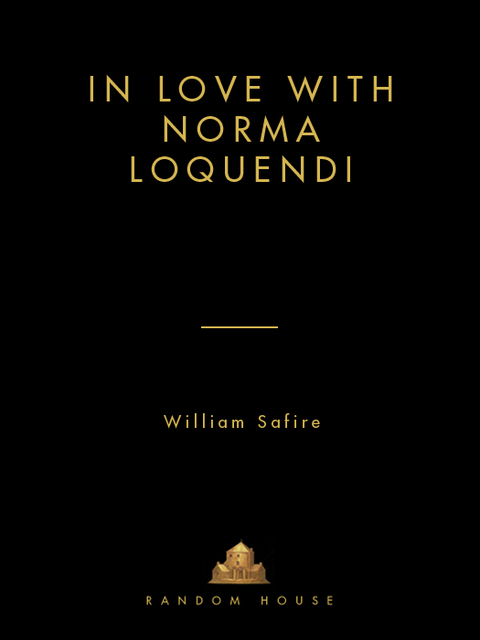 Cover image for book In Love with Norma Loquendi