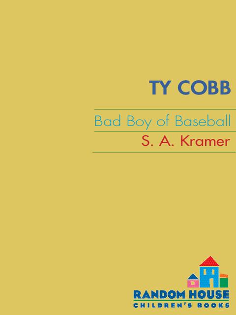 Cover image for book TY COBB