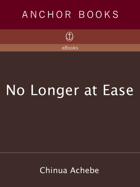 Cover image for book No Longer at Ease