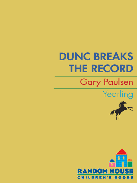 Cover image for book DUNC BREAKS THE RECORD